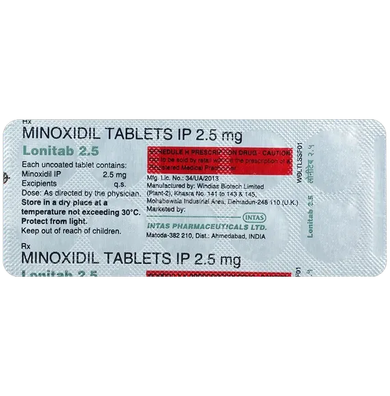 lonitab 2.5mg tablet 10's